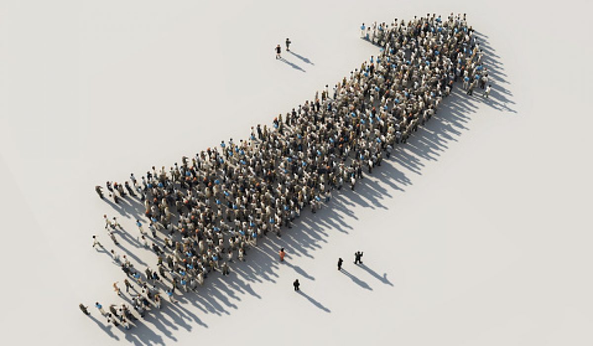 arrow of crowds